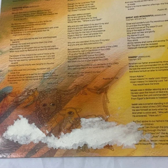 Liberated Wailing Wall Messianic Way 1984 Jews For Jesus Vinyl Record LP - Picture 13 of 13